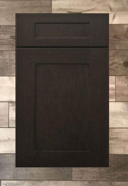 WoodCabinets4Less, Java Shaker Sample Cabinet Door On Shiplap