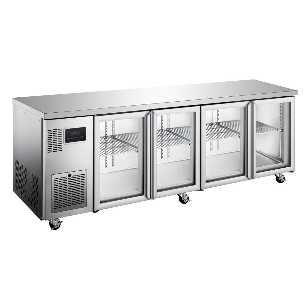 Williams HTU4GSHC Topaz - 4 Glass Door Undercounter Fridge