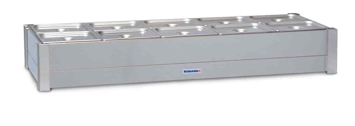 Roband BM25A - Hot Bain Marie, 2 rows x 5 1/2 GN | Industry Kitchens