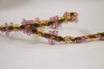 Tiny Creamy Lilac Organza Ribbon, Sweet! 