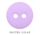 Pastel Lilac 2-Hole Buttons -  in 4 Sizes