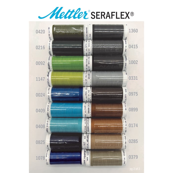 Seraflex Elastic Thread by Mettler, 142 Yards