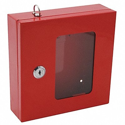 EMERGENCY LOCK BOX: SURFACE, SINGLE KEY, 3 KEY CAPACITY, STEEL 2NEU2