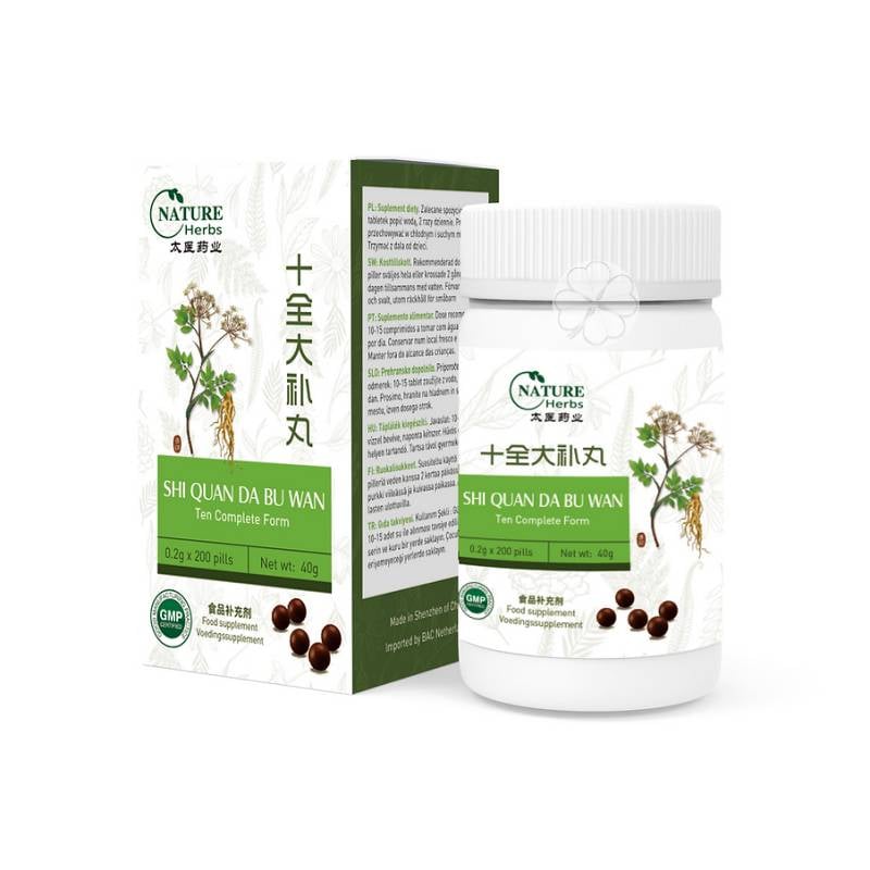 Shi Quan Da Bu Wan NatureHerbs - Ten Complete Form Pills