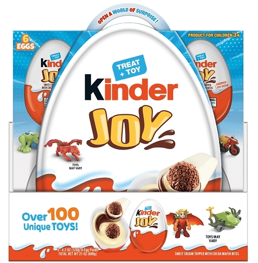 Kinder Joy Multi-Pack (6 eggs) 4.2oz (120g)