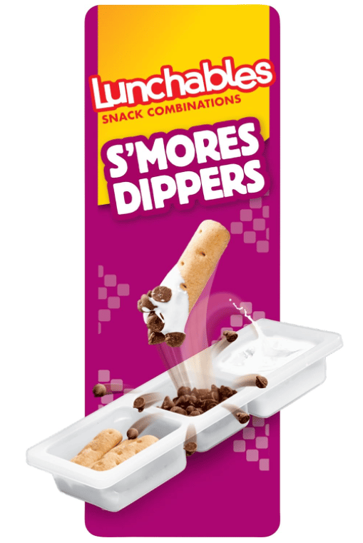 Lunchables Smores Dippers with Choco Chip, Marshmallow Creme & Graham Sticks 2.3oz