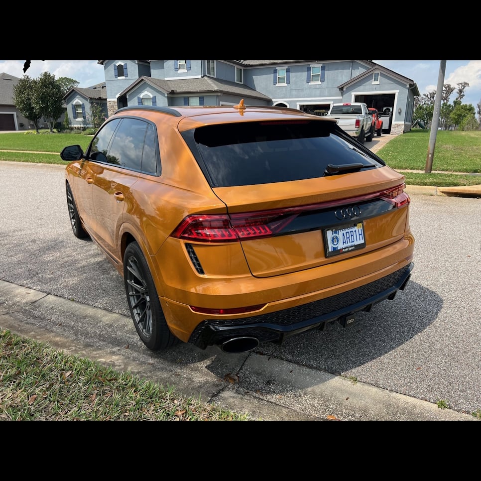 Customer Q8 fitted with RSQ8 Rear Bumper Package