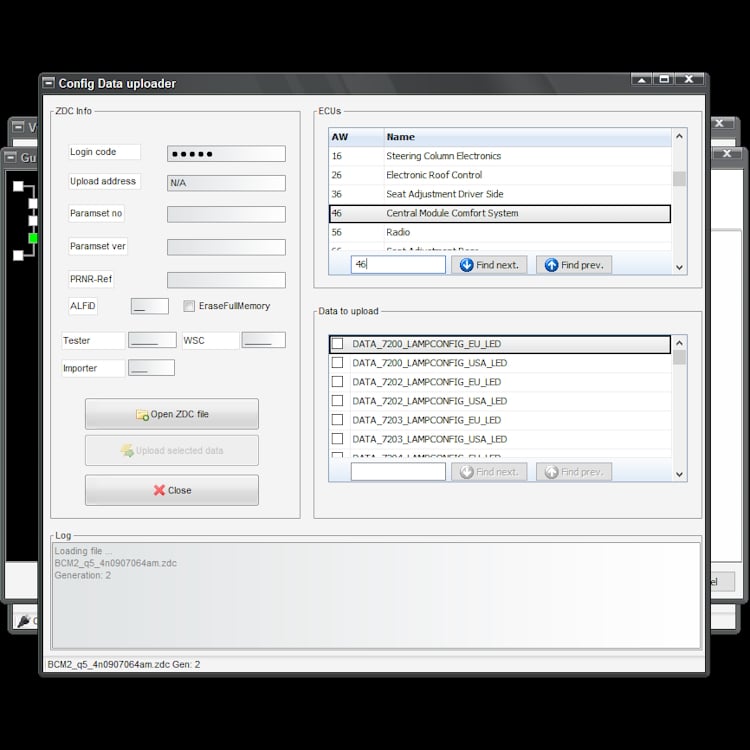 VCP Parameterization