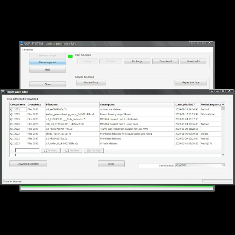 VCP File Downloader