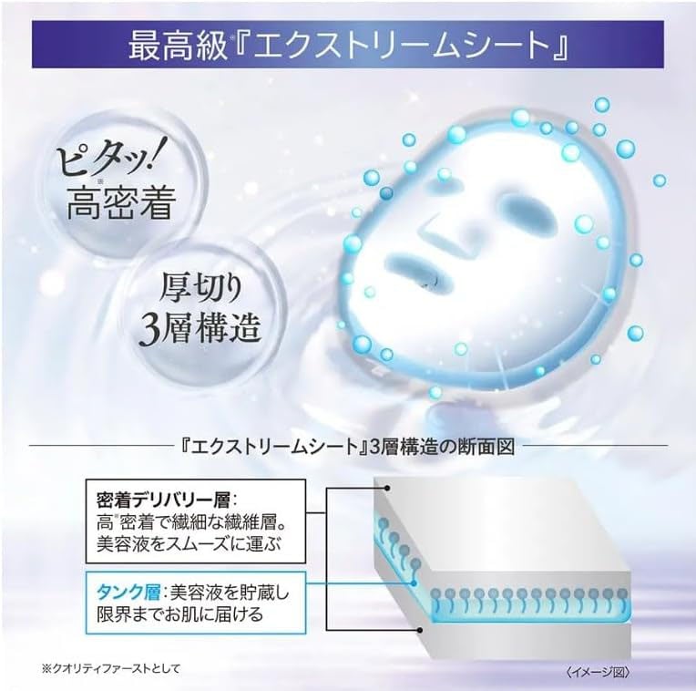 QUALITY 1st DERMA LASER Schwarze Tuchmasken – 7 Stück, Für Porentiefe Reinigung & Hautpflege