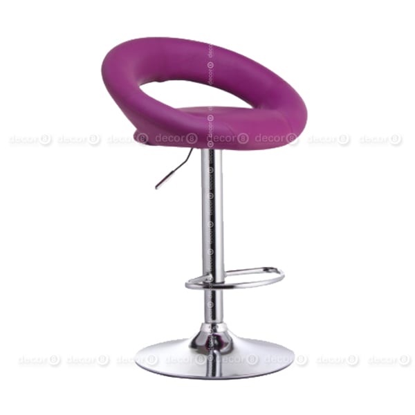 Coen Adjustable Barstool - Purple