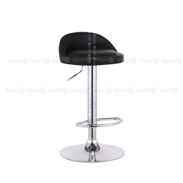 Jef Adjustable Barstool - Black