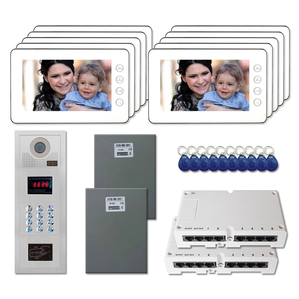 Building Video Intercom Security System Camera Call Kit