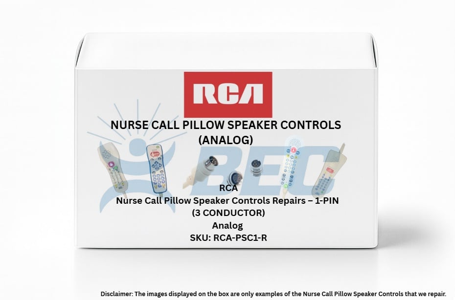 RCA pillow speaker circuit board servicing for dependable 1-pin 3-conductor analog operation