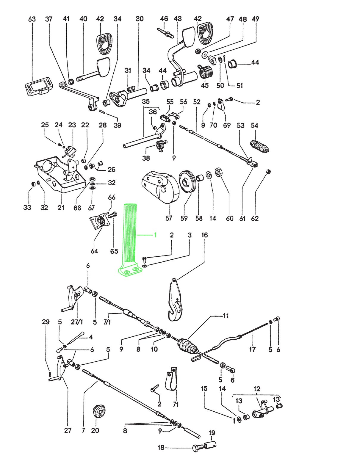 Accelerator Pedal PET Location