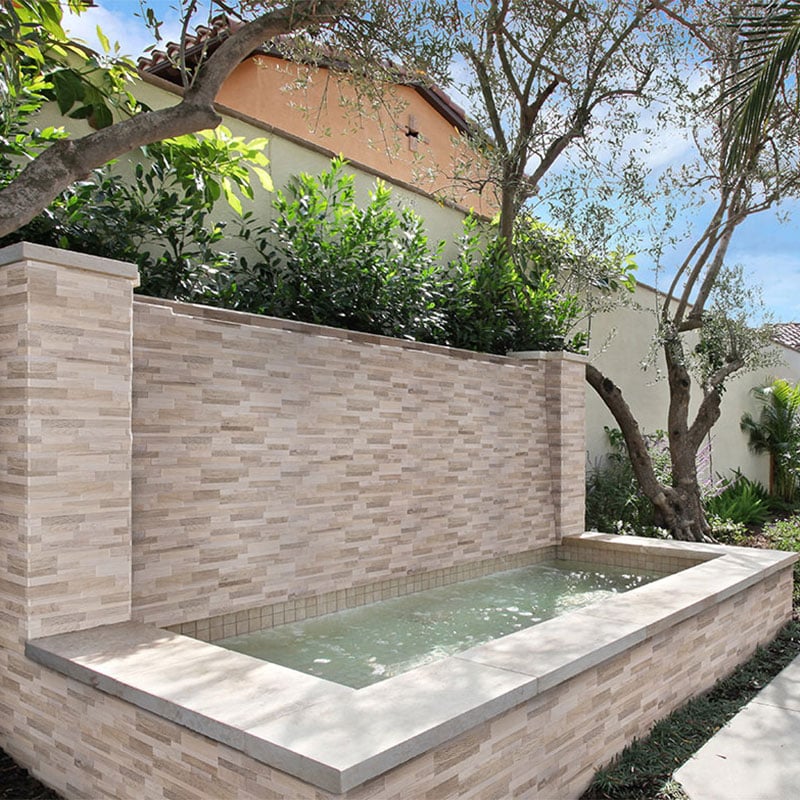 Rainforest Natural Porcelain Stacked Stone Ledger Wall Panels - Dekora