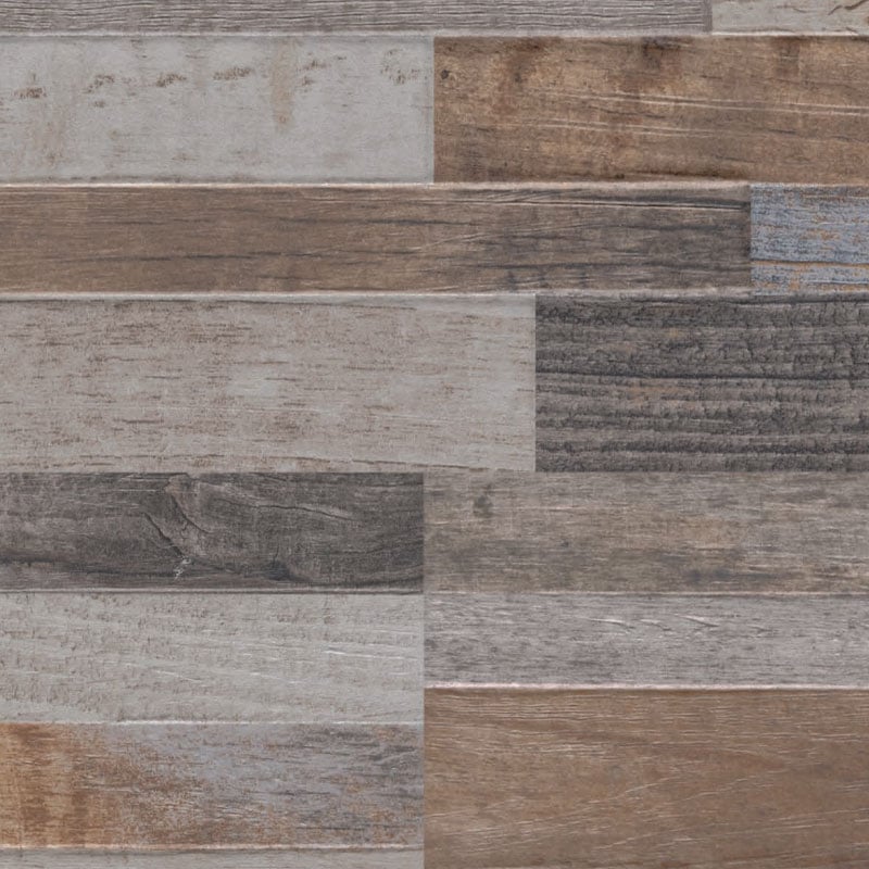 Multi Color Porcelain Stacked Stone Ledger Wall Panels - Dekora
