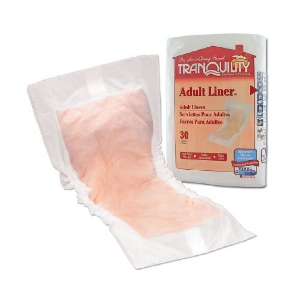 Tranquility Adult Liners Unisex Heavy Absorbency Adhesive Strip 9