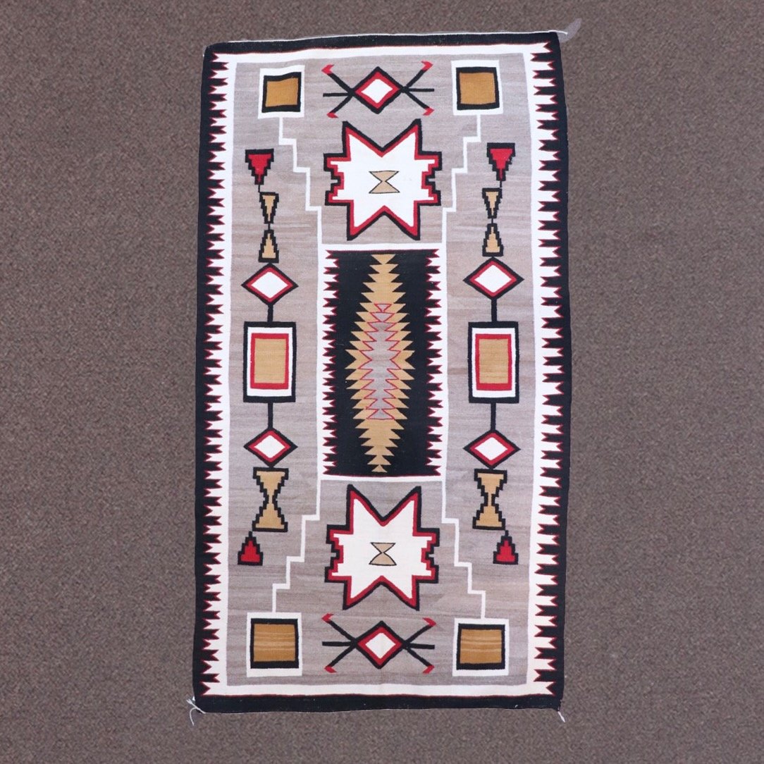 Toh-atin Gallery Durango Colorado Vintage Navajo Storm Variant Weaving