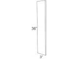 Assembled Classic Fudge Wall Filler 3" X 36"