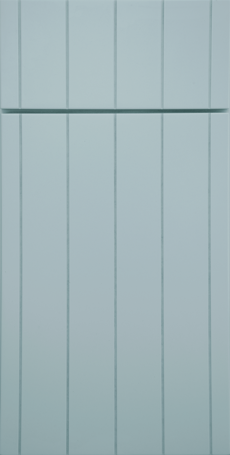 Niebla Azul Light Blue semi-custom Brooklyn Cottage cabinet door sample
