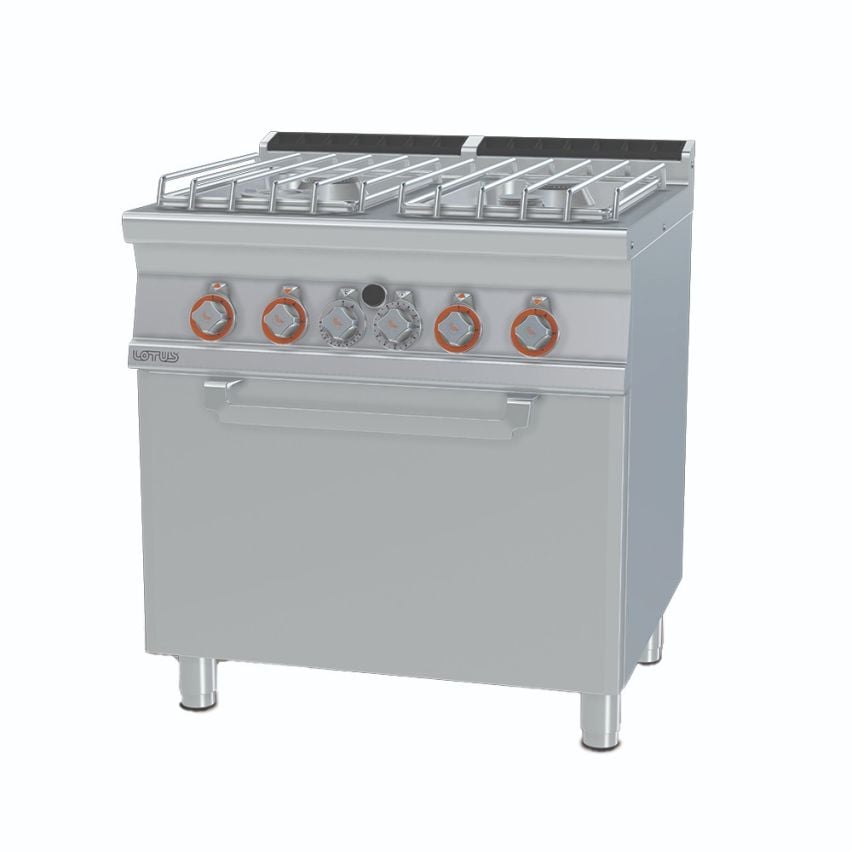 Lotus 08680850 - 4 Burner Gas Range with Oven