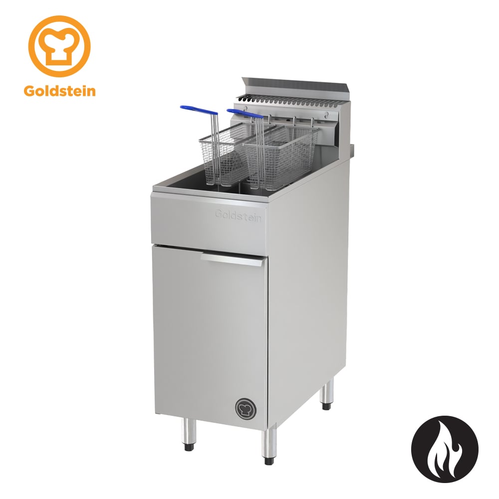 Goldstein VFG1L-X 395mm 20L Single V-Pan Gas Deep Fryer