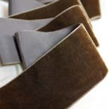 Swiss Velvet Ribbon, 2" Wide, Chocolate 
