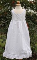 Tea-Length Slip with Adjustable Strap, White, Size 2 