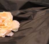 Gorgeous Polyester Taffeta, "Dark Choclate" Cross-woven in Black & Brown, 60" 
