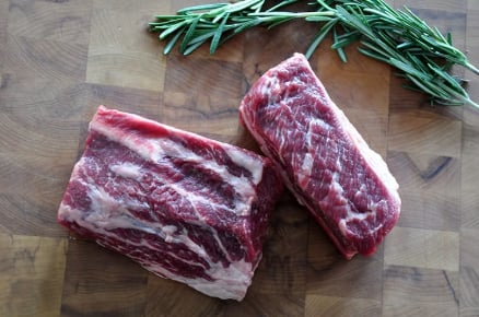 *SAVENOR'S BEEF SHORT RIB BONELESS CLEANED CHOICE 12 OZ