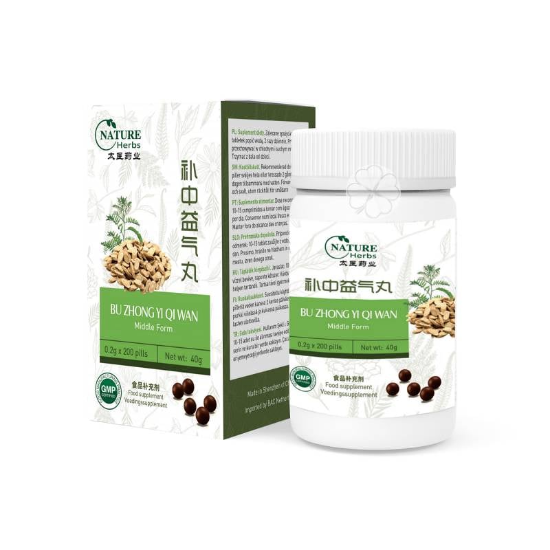 Bu Zhong Yi Qi Wan NatureHerbs - Middle Form Pills