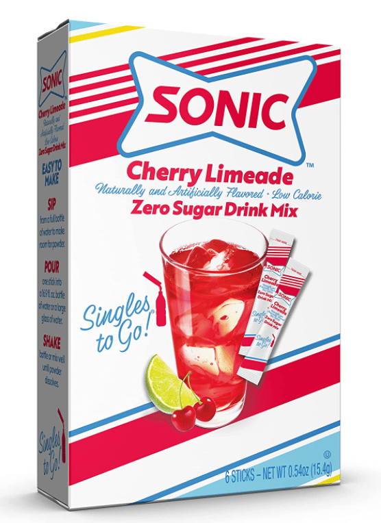 Sonic Cherry Limeade 6-pk 0.54oz (15.4g)