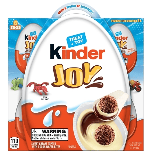 Kinder Joy Multi-Pack (6 eggs) 4.2oz (120g)