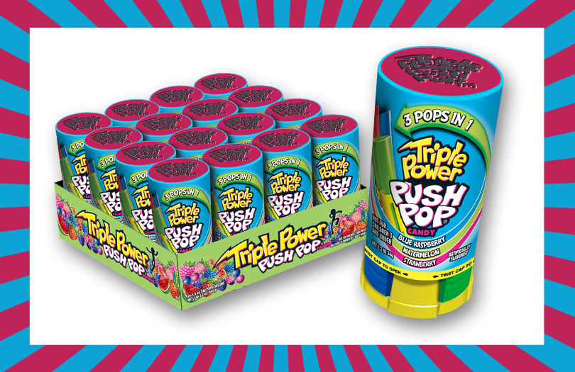 Topps Triple Power Push Pop Original