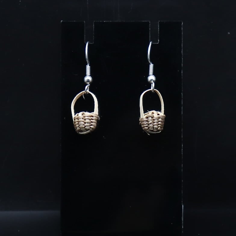 Toh-atin Gallery Durango Colorado Earrings with Miniature Baskets