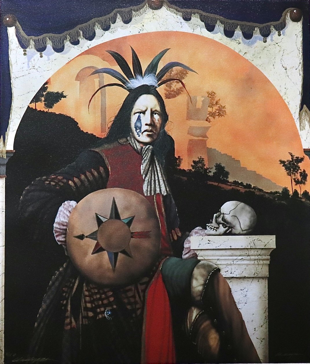 Toh-atin Gallery Durango Colorado Print on Canvas "Judgement" by  J.D. Challenger