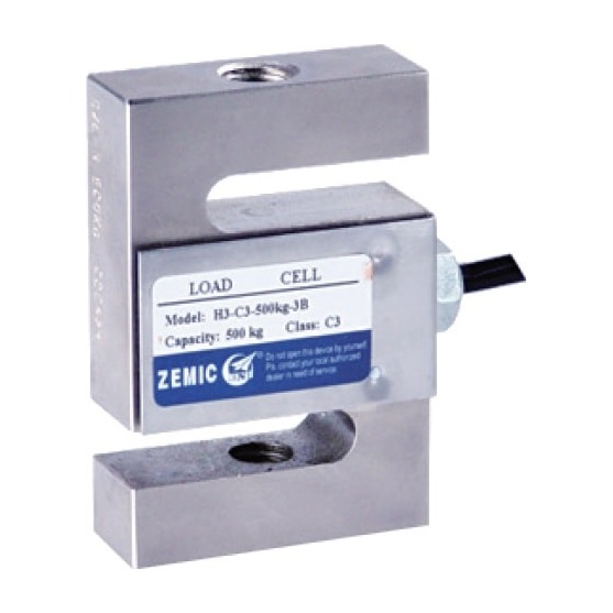 Zemic H3 2500 lb S-Type Load Cell (H3-N10-2.5K-6YB)