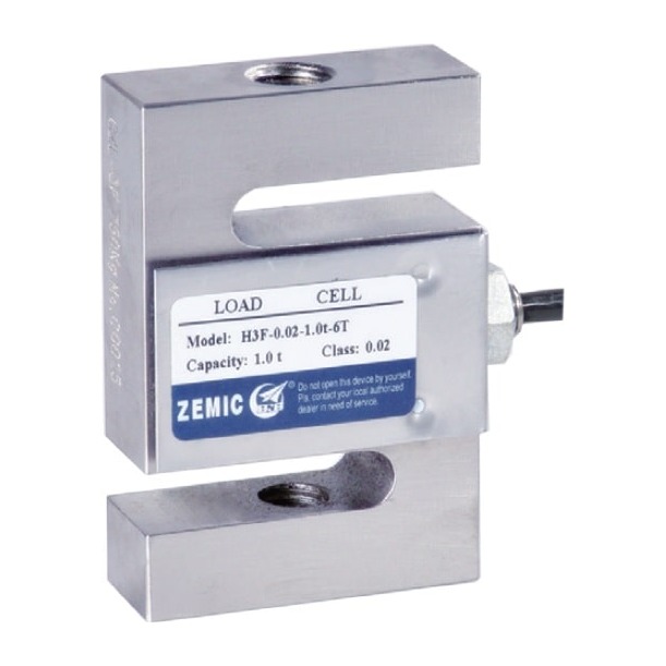 Zemic H3F 500 kg S-Type Load Cell (H3F-C3-500kg-6T)